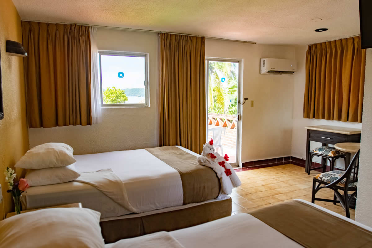 habitación en hotel ixtapa